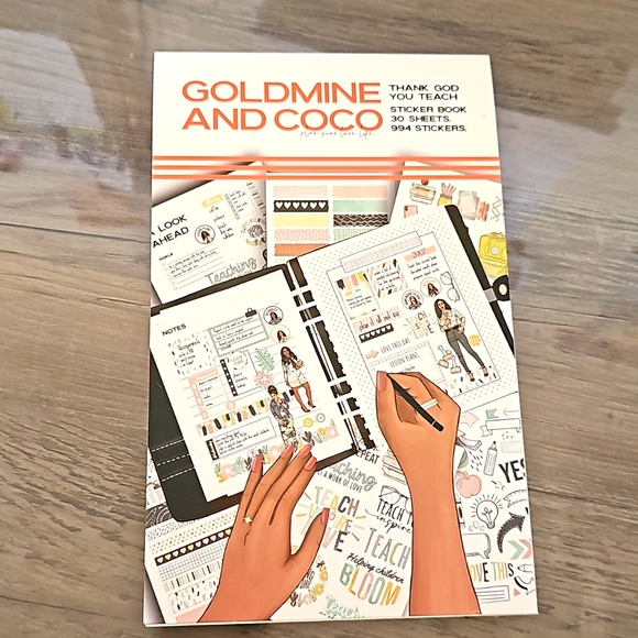 Goldmine and CoCo Other - Goldmine and CoCo Thank God you teach stickerbook
